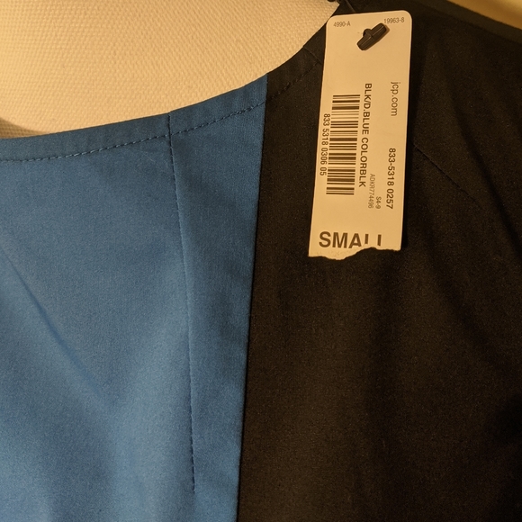 Worthington size Small colorblock blouse - Picture 8 of 8